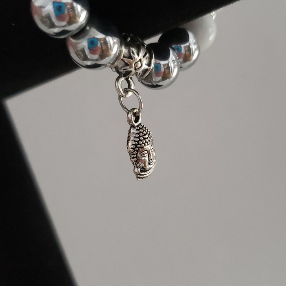 NWOT Handcrafted M.O.P. Buddha Charm Bracelet - Picture 8 of 8